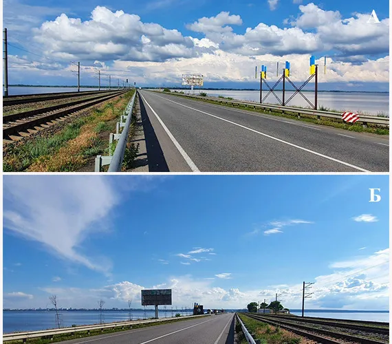 Оренда білборда на Черкаській дамбі. Дамба Черкаси білборди. Рекламний щит на Дамбі в Черкасах